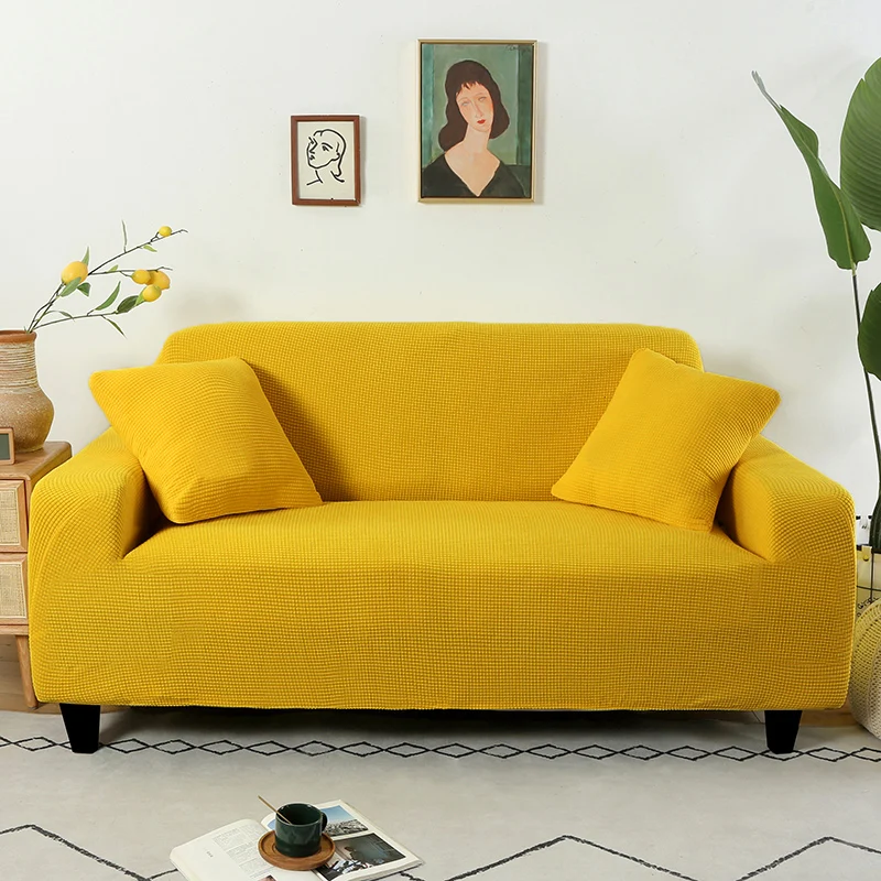Sofabezug Elastisch für Wohnzimmer Zuhause Jacquard Stretch Schonbezüge Eckcouchbezüge 1/2/3/4 Sitzer L-Form Kostenloser Einkauf – Detail 21