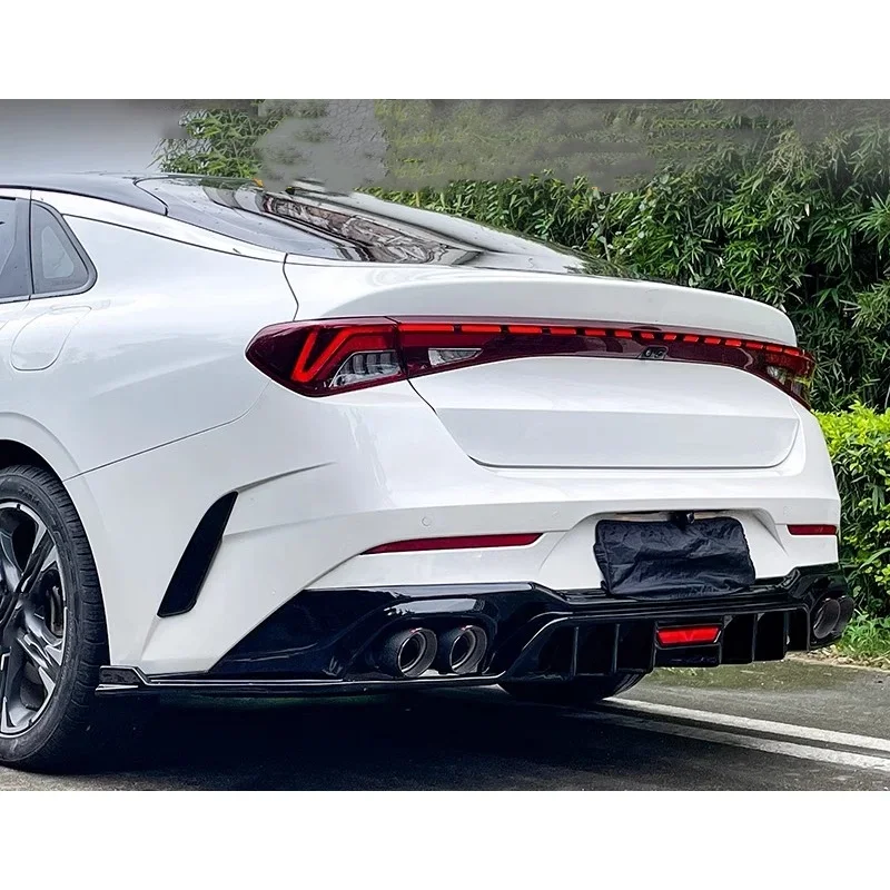 26style Rear Lip Spoiler for Kia K5 Optima 20-23 Modified Spoiler with Daytime Running Light Auto Surround Car Accessories