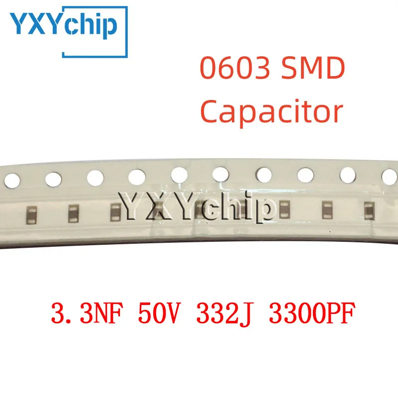 50PCS 0603 3.3NF 50…