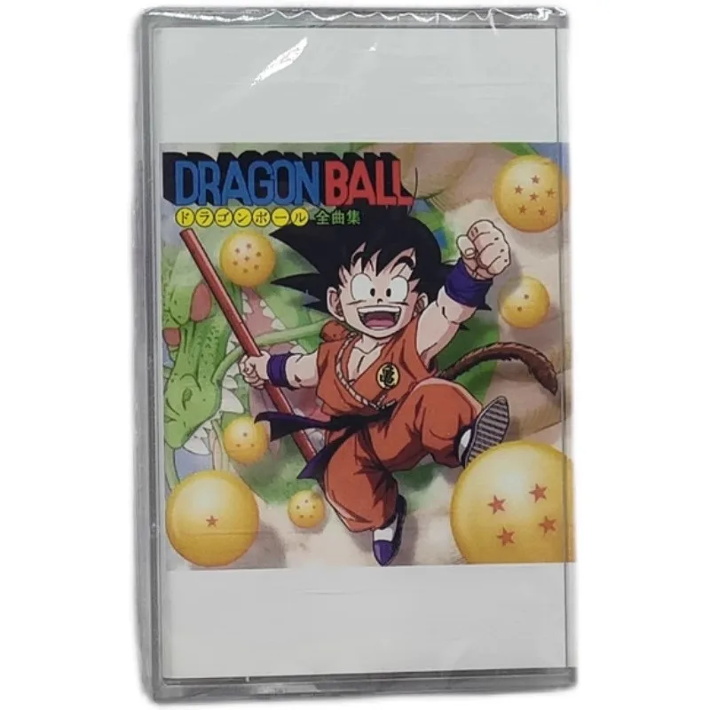 Anime Dragon Ball Son Goku Kakarotto Music Tapes Vegeta Cosplay Soundtracks Box Tape Car Walkman Cassettes Collection Gifts