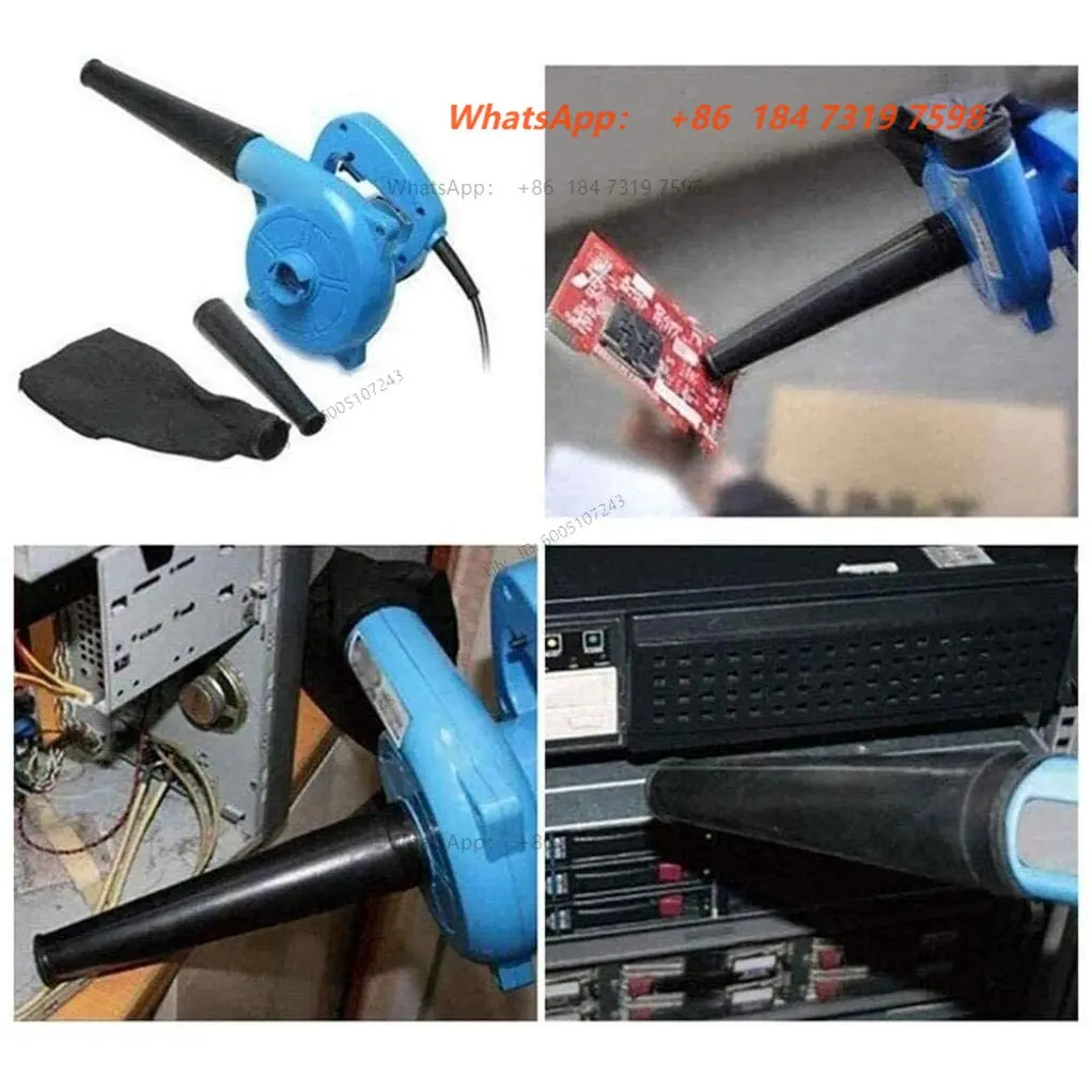 Handheld Corded Electric Leaf Blower 2-in-1 Lightweight Vacuum Sweeper Portable for Leaf Snow Dust Blowing
