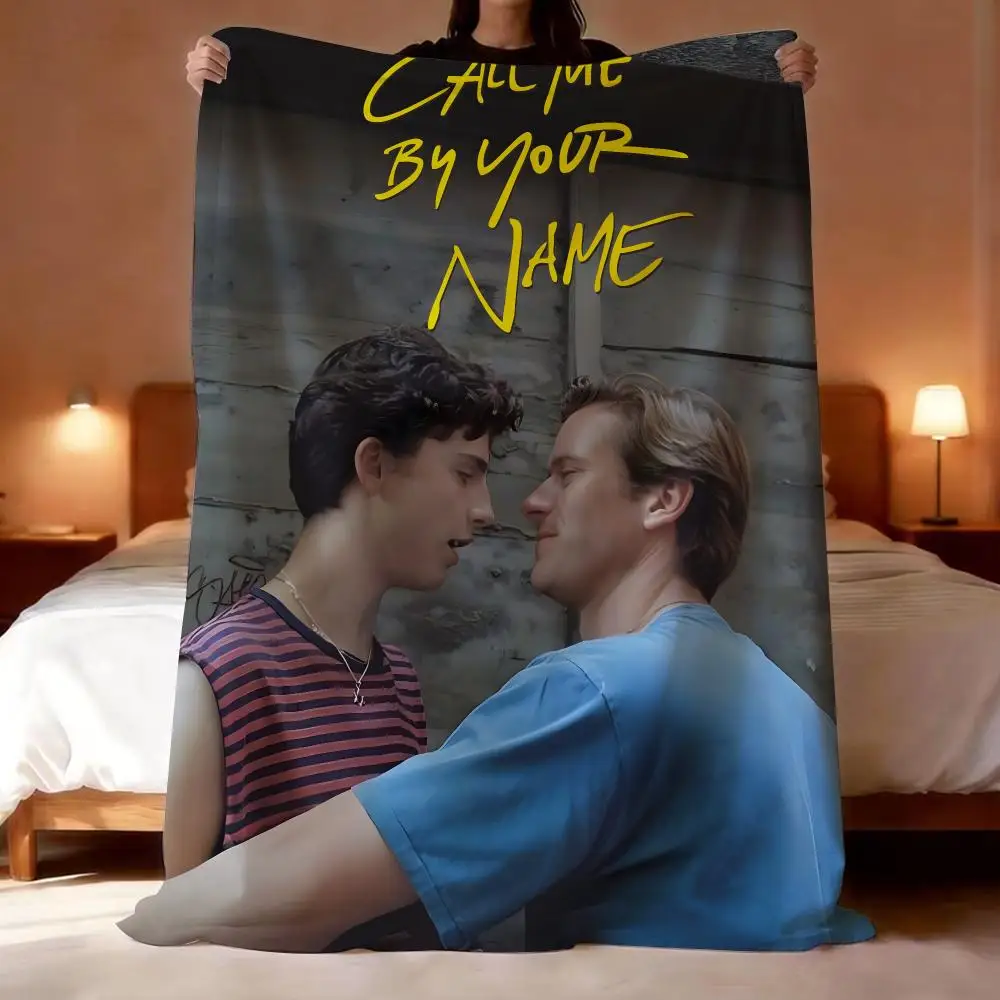 Movie Call Me by Your Name Throw Short Plush Throw Blanket Soft Skin-Friendly Multi-Scene Home Office