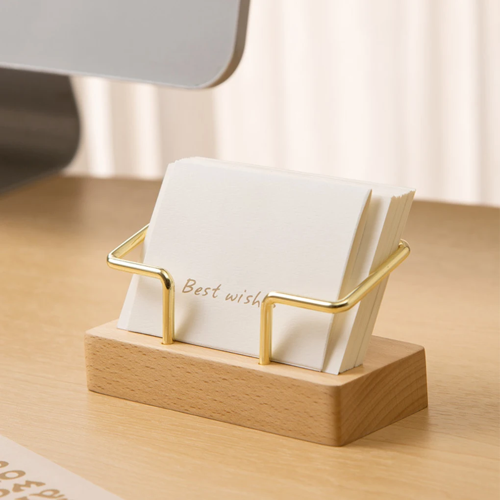 Restaurant Hotel Office Business Card Holder Made Of Solid Wood Which Is Then Finely Polished Beech wood