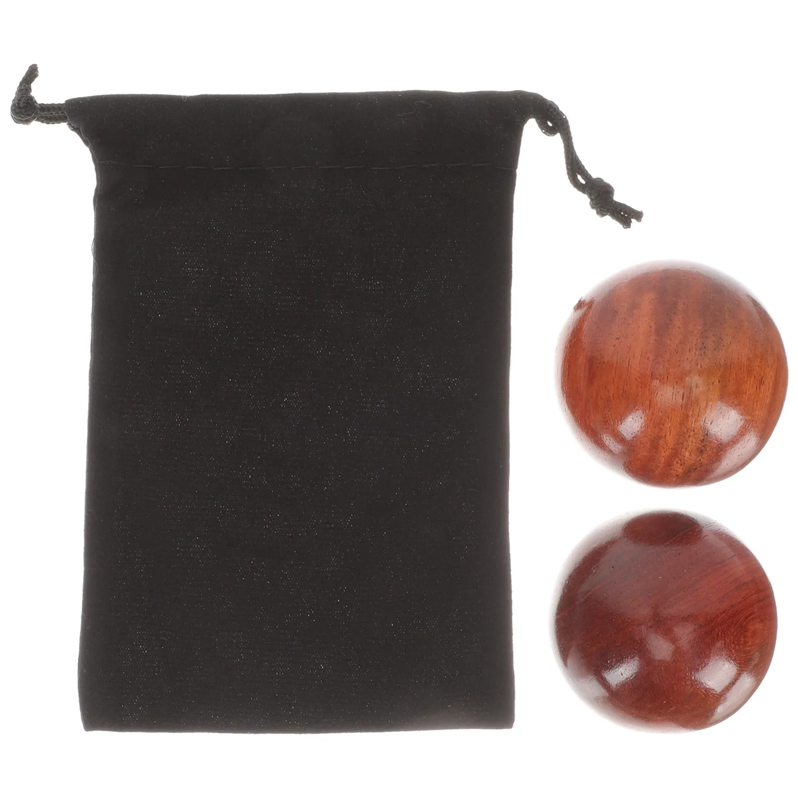 

2 шт. деревянных массажных шариков для рук, для снятия напряжения в мышцах ладоней, снижения стресса, тренировки рук, массажные роликовые шары, фитнес-инструменты для массажа