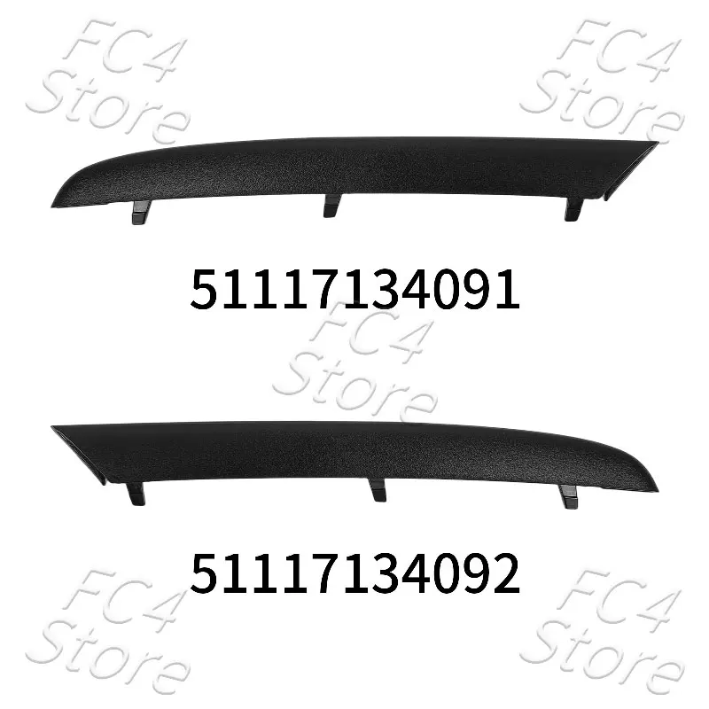 For BMW 325i 325xi 2006 328i 328xi E90 E91 2007-2008 Car Front Bumper Lower Grille Trim 51117134091 51117134092 High Quality
