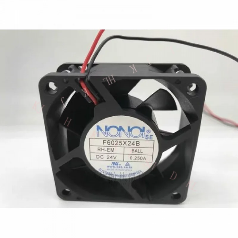

N НОВЫЙ охлаждающий вентилятор для F6025X24B DC24V 0,250A 6 см