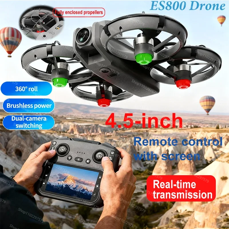 

2025 Новый ES800 GPS Дрон 8K Двойные камеры FPV 6-осевой подвес 360 ° Флип-бесщеточный двигатель, профессиональный HD-квадрокоптер, игрушки для квадрокоптера