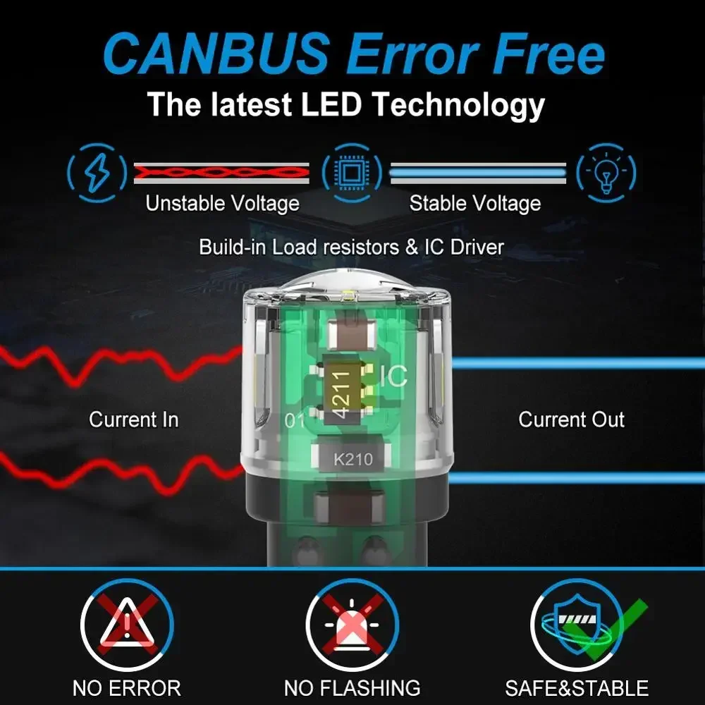 NAO W5W T10 LED CANBUS No Error 5W5 12V 24V 5W 750Lm Super Bright Car Interior Side Light 194 3030 SMD Auto Bulb White Amber Red