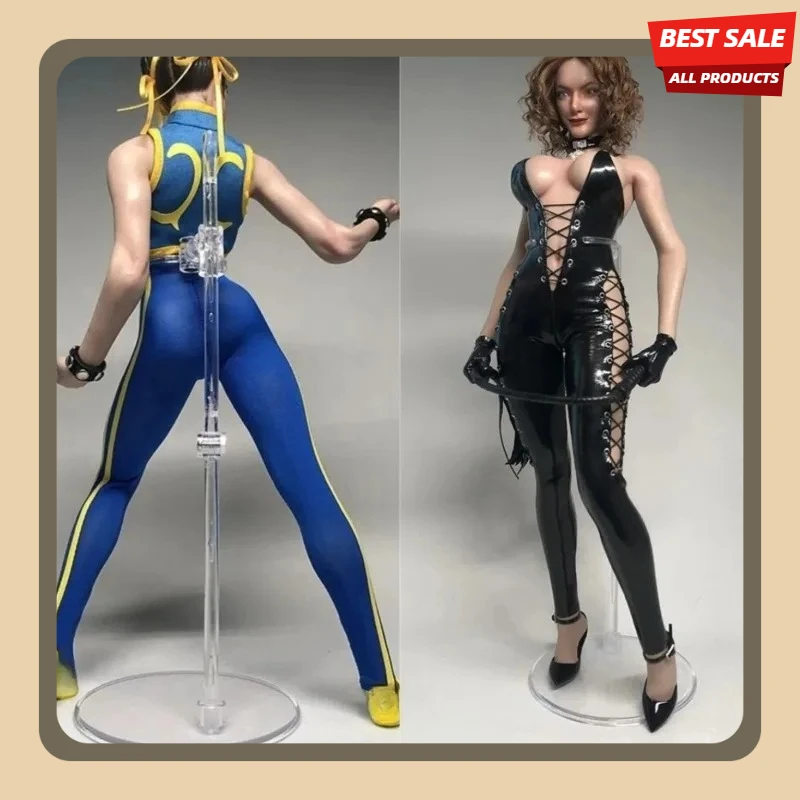 

1/6 Scale Female Soldier Lace-up Jumpsuit Cosplay Clothes Outfit Model for 12inch Action Figures Toys Accessory Collection