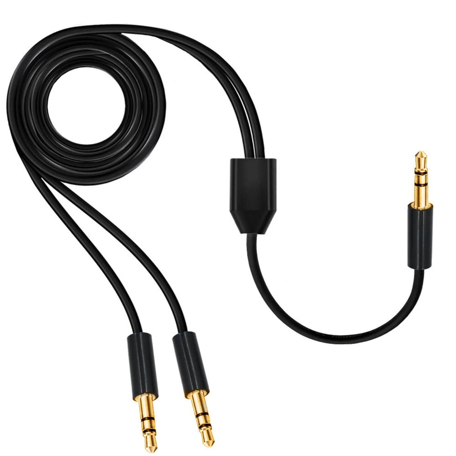3.5mm Male To 2 Dual 1/8