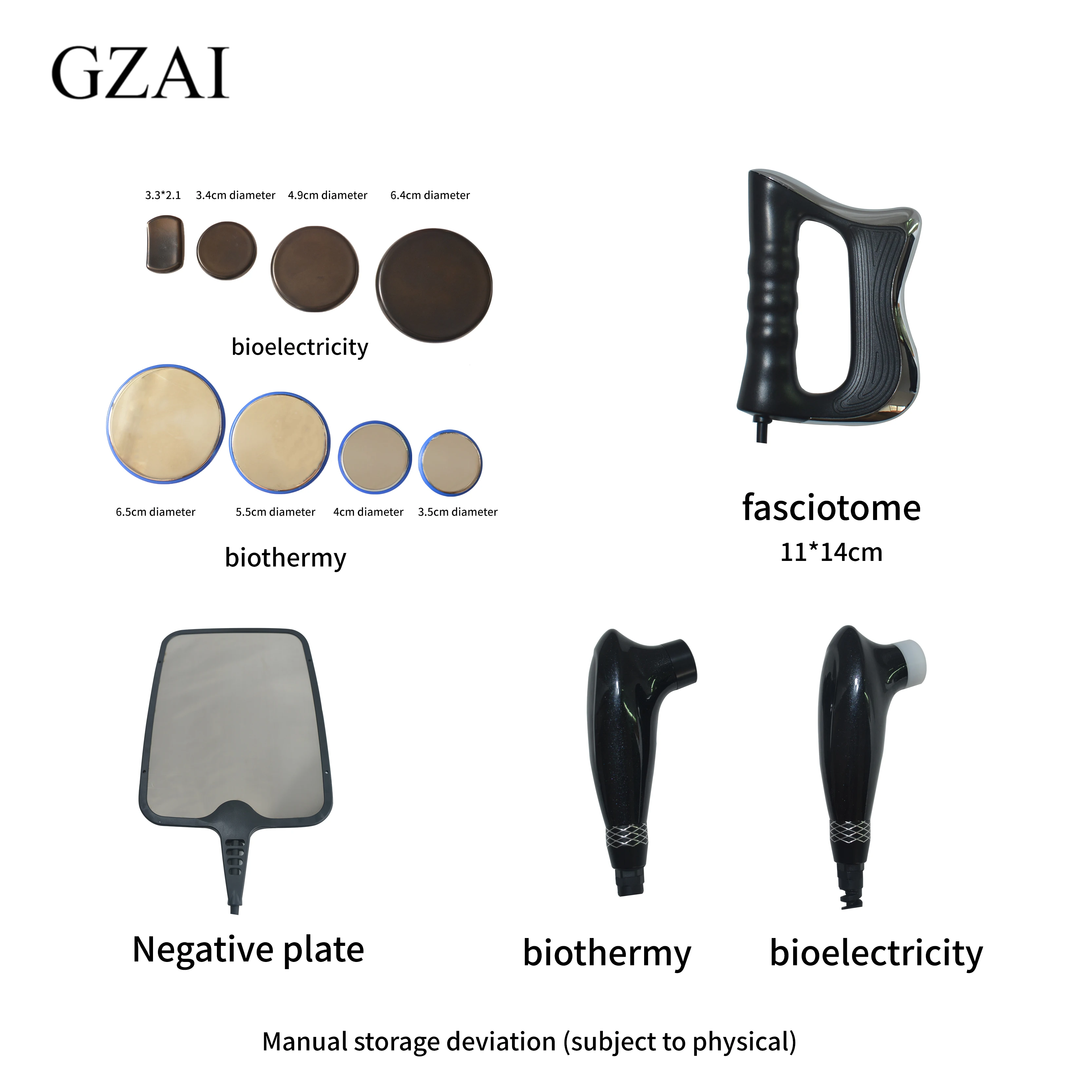 Foreign trade GZAI, patch therapy, thermal penetration training, temperature controller, tighten the skin, increase metabolism