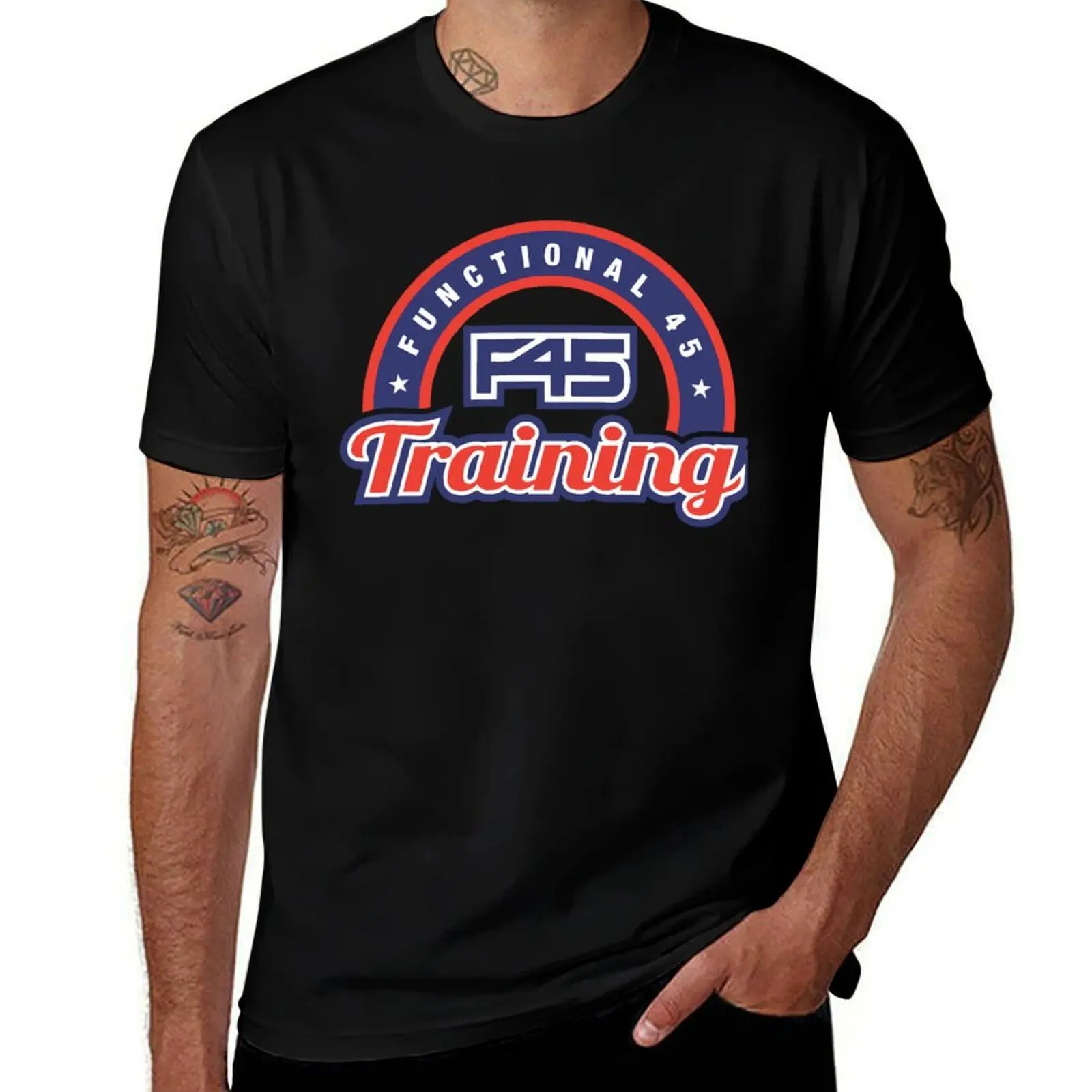 

F45 Training T-Shirt Basic Plain Tee for Spring and Summer