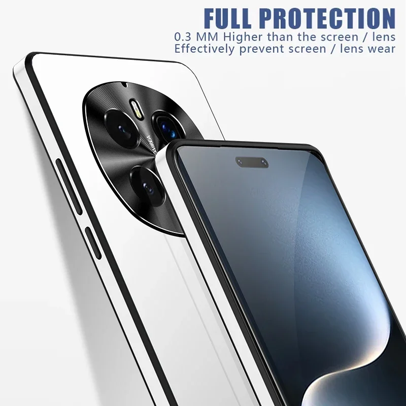 

Metal Lens Protection Phone Case For Honor Magic 5 6 Magic3 7 4 Pro Matte Back Cover Cases Silicone Edge Airbag Bumper Shell