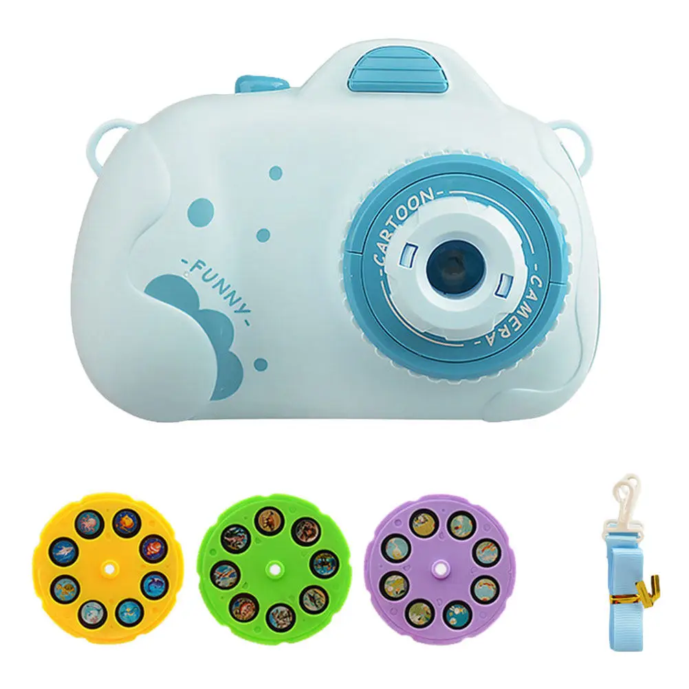 1Set Projection Camera Musical Projector Early Education Sleep Story Random Color Kids Projector Portable Bedtime Educational