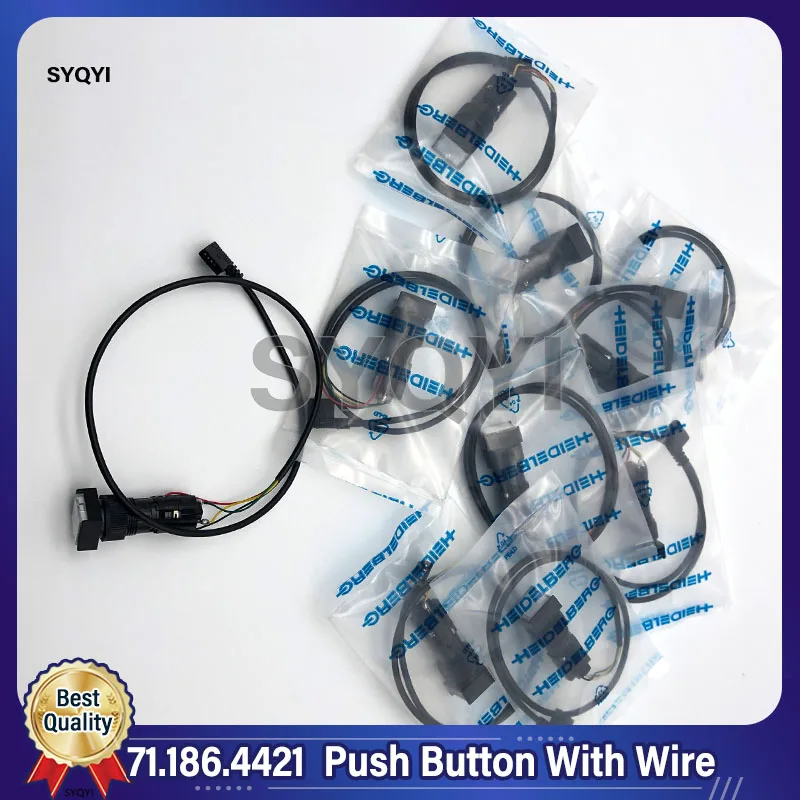 71.186.4421 CPC Push Button With Wire For Heidelberg SM102 MO Printing Machine Parts