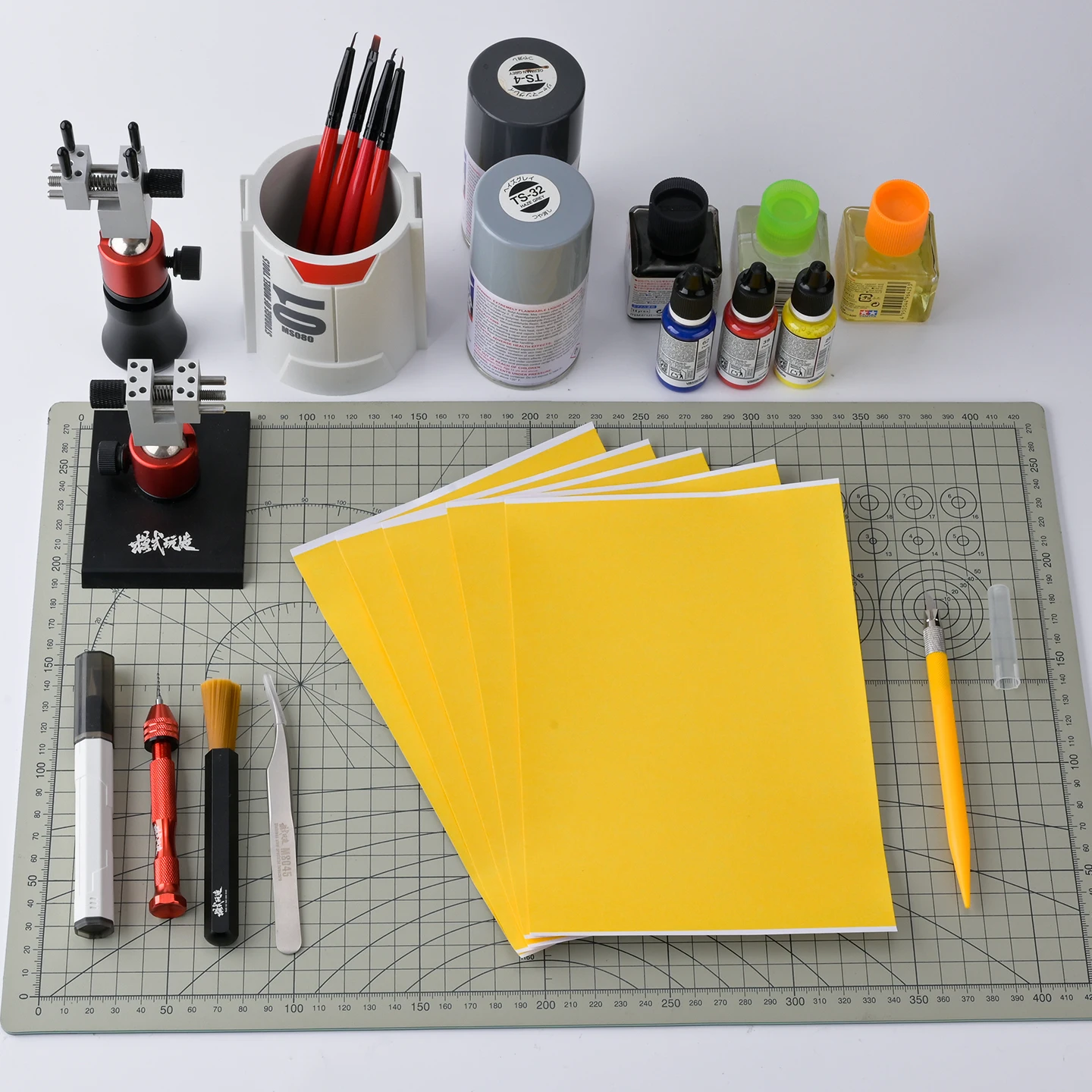 MSWZ MS111 Masking Paper A4 (5 Sheets) Model Spray Painting Airbrush DIY Cuttable Tape for Scale Model Hobby Supplies
