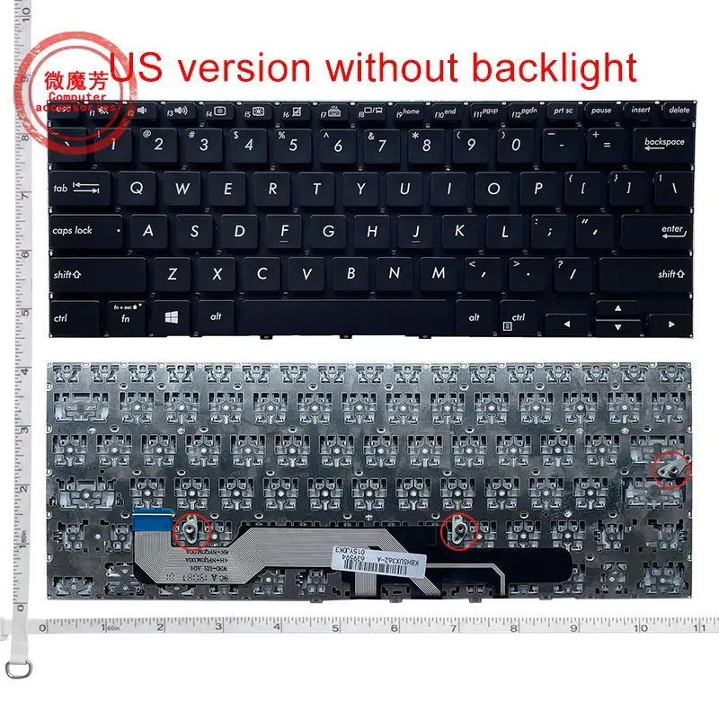 New Original US For ASUS ZenBook Flip UX362 UX362FA UX362F UX362CA Q326 Q326FA English Laptop Backlit Keyboard