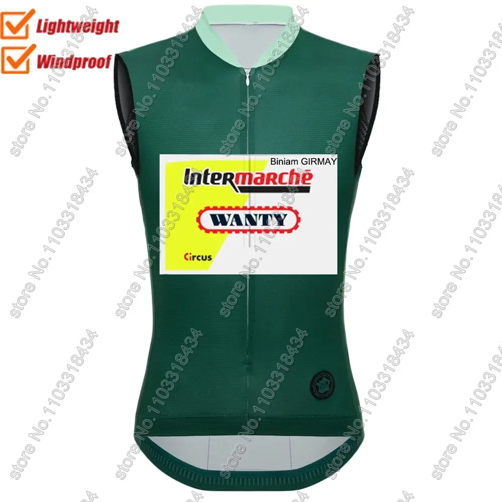 USA Team 2024 Wind Vest Windproof United States Cycling Vest Road Bike Jersey Sleeveless Clothes MTB Maillot Ciclisme