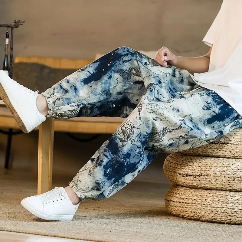 

Loose Men's Casual Pants Baggy Long Harajuku Fashion High Quality Designer Trend Vintage Plus Size Aesthetic Cheap Male Trousers
