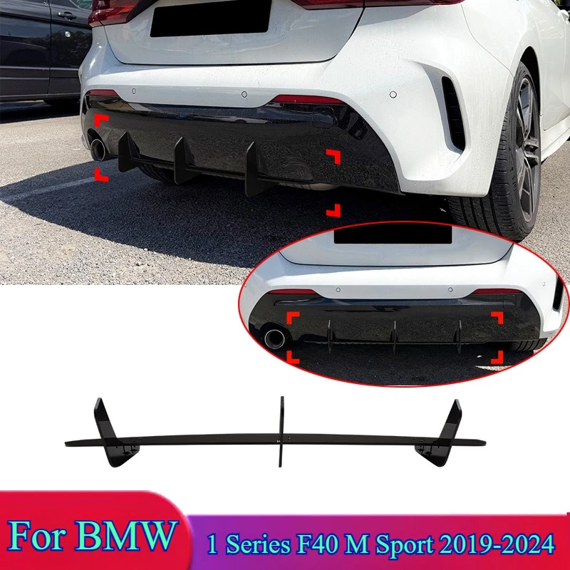 

Для BMW 1 серии F40 M Sport 2019-2024 автомобильный задний бампер, разделитель лезвия, диффузор, спойлер для губ, комплекты кузова, аксессуары