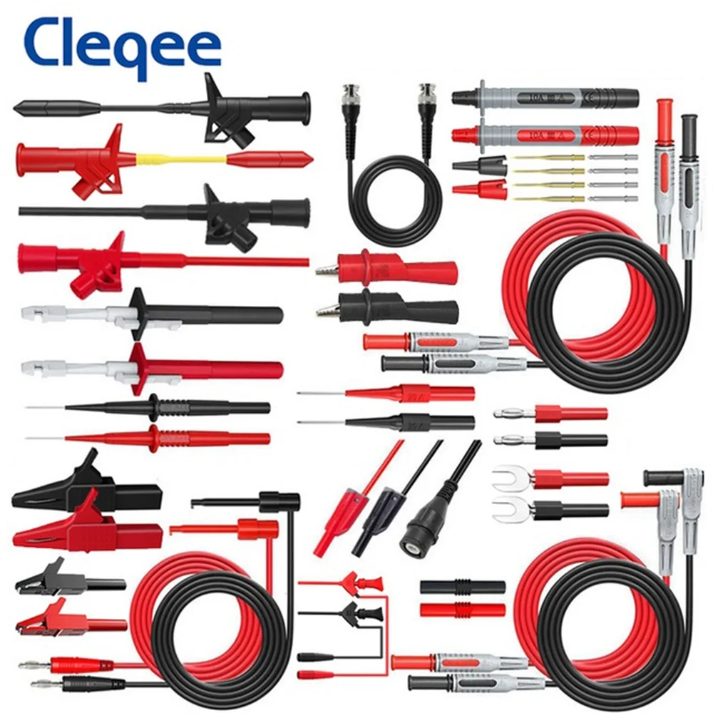 P1600A/B/C/D/E/F Series Multimeter Test Lead Kit High Quality BNC Cable Probe IC Hook Automotive Repair Tool Set