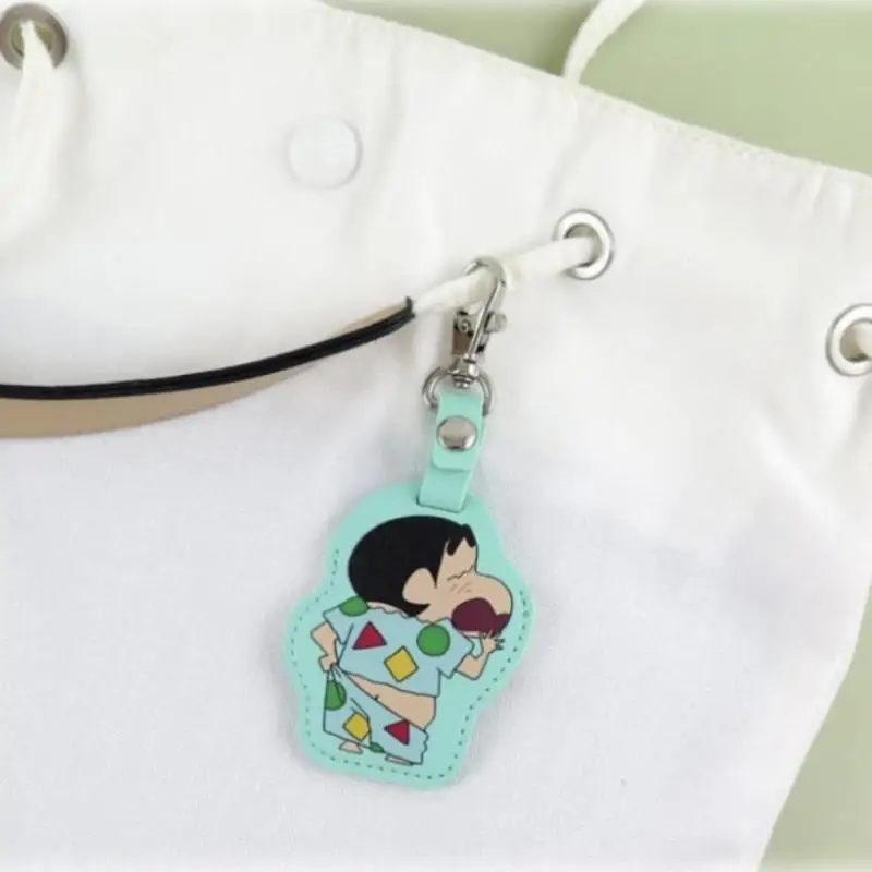 Crayon Shin-Chan Cartoon Access Control Ic Card Smart Cover Key Buckle Lovely Cartoon Pendant Card Sleeve Holiday Gift for Girls