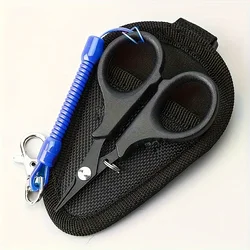 1pc Fishing Scissors, Small Stainless Steel Line Cutter, Rust-proof Scissors, Outdoor Fishing Tool