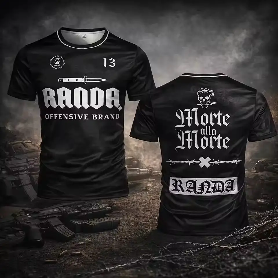 RANDA Sommer 3D Schnelltrocknend Atmungsaktives Sport-T-Shirt für Herren und Damen Universeller Rundhals Outdoor Freizeit Sport Kinder-T-Shirt – Detail 5