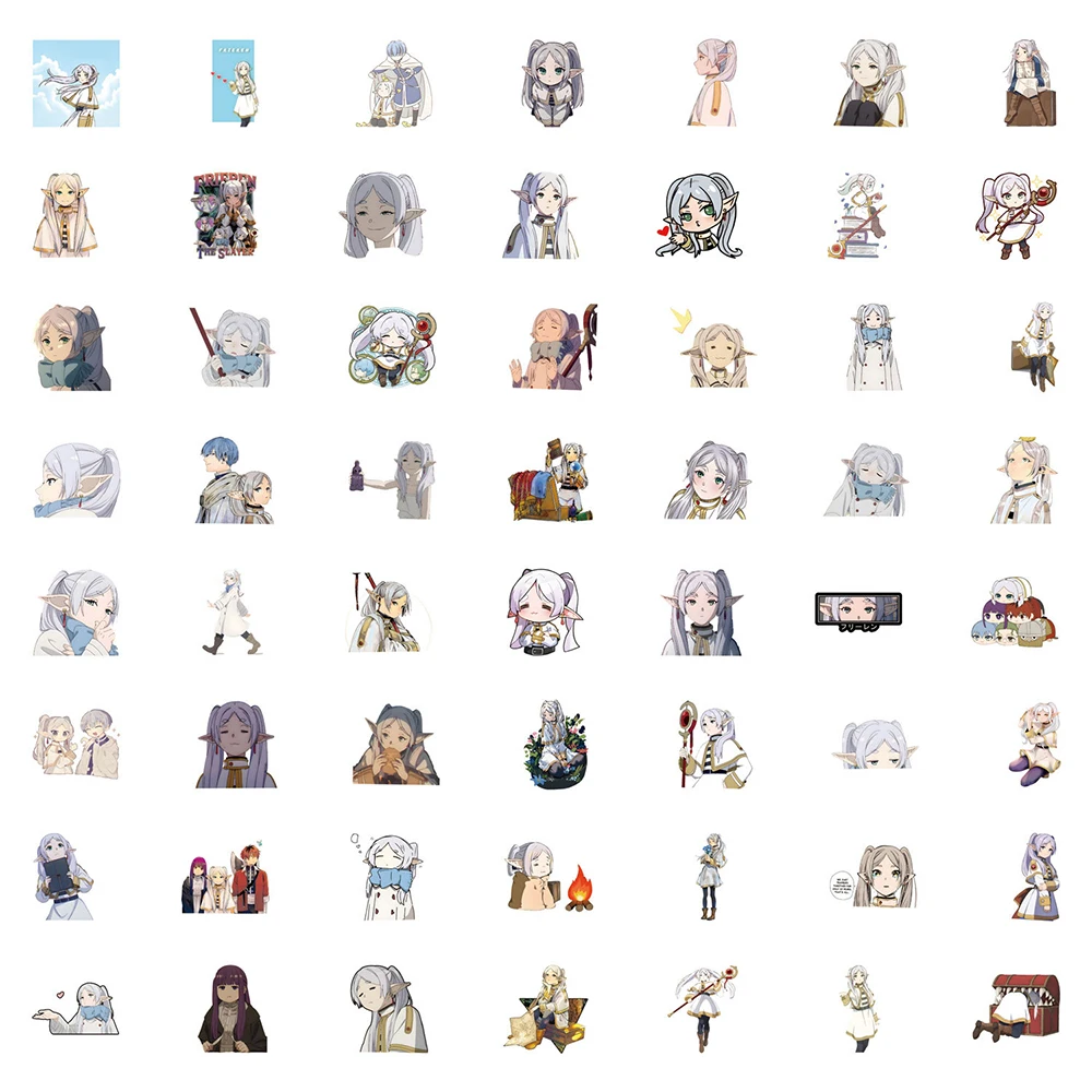 10/30/50/100 قطعة Frieren Beyond Journeys نهاية أنيمي ملصقات الكرتون Himmel Frieren الشارات المحمول الهاتف سيارة ملصق مضاد للمياه #5