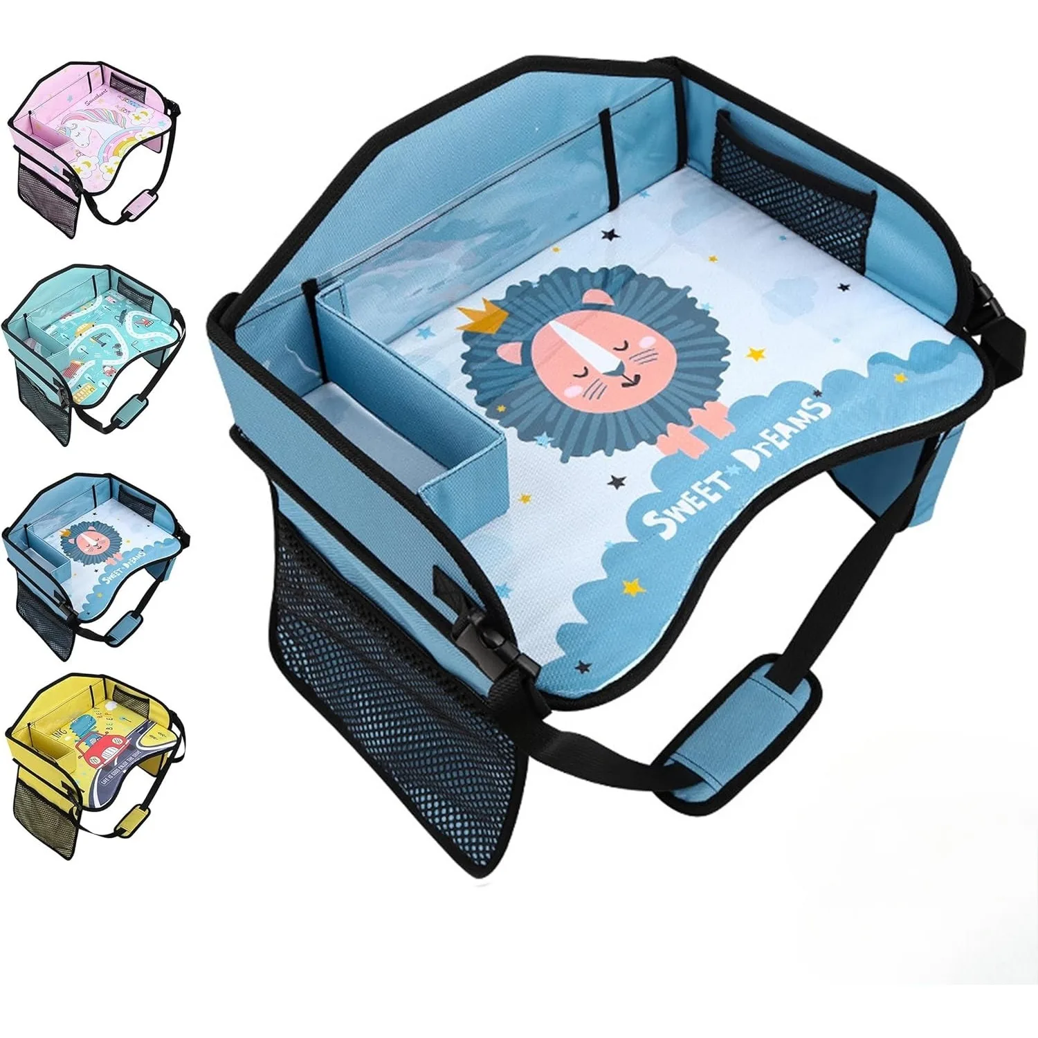 

Детский дорожный поднос для детского автокресла, поднос для девочек и мальчиков с подстаканником, предметы первой необходимости для путешествий, держатель для планшета, iPad, подставка