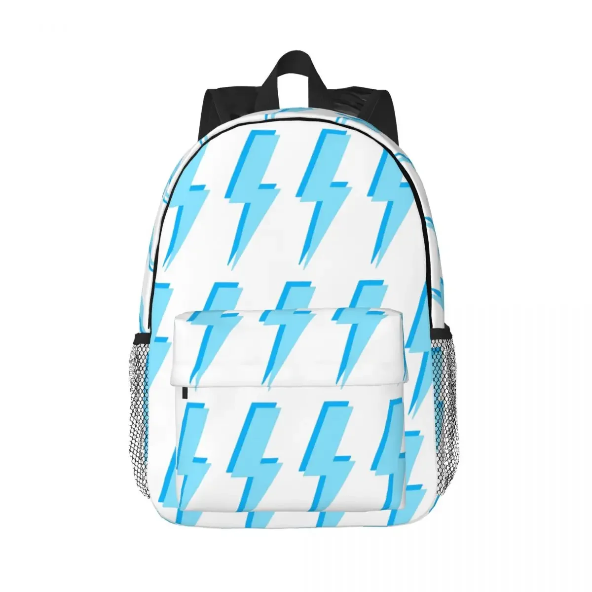 Preppy Blue Lightning Bold zaini adolescente Bookbag Cartoon bambini borse da scuola zaino per Laptop borsa a tracolla grande capacità