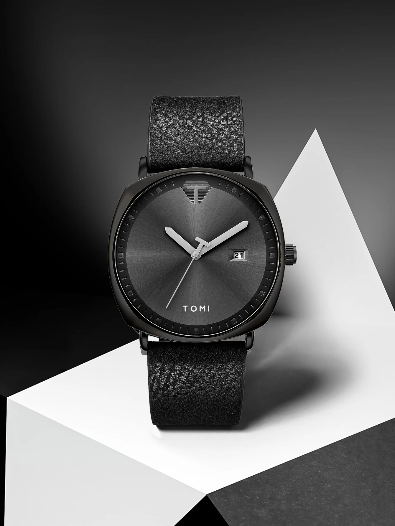 TOMI Neue 2PCS Luxury Business Männer Uhr Geschenk Box Set Einfache und Casual Männer Kalender Quarzuhr Stift Reloj männer Urlaub Geschenk – Detail 8