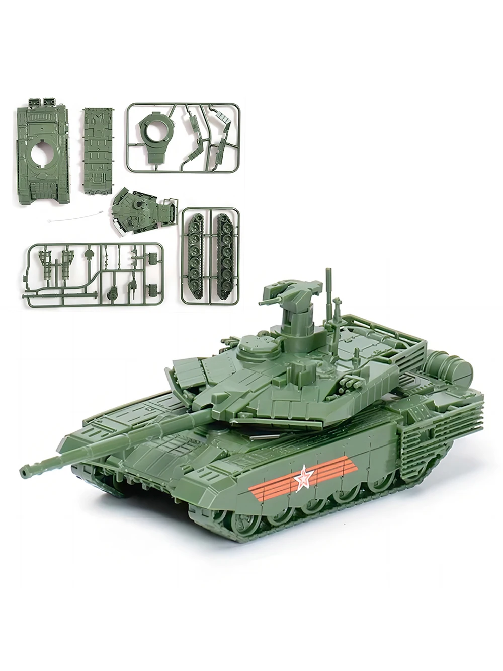 ViiKONDO zabawkowy czołg zestaw modeli do składania 1/72 skalę nowoczesny rosja T-90MS/ T-14 pojazd Armata plastikowy montaż wojskowy mężczyzn gra wojenna prezent