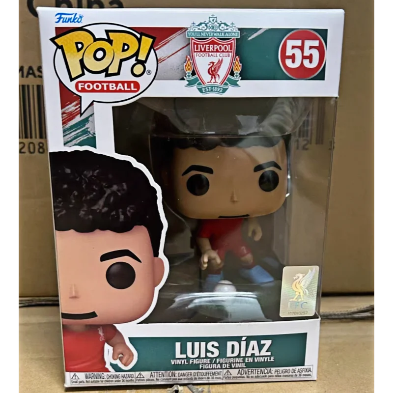 Funko POP Football Star Series Messi Haaland Yamal Luis Díaz Darwin Núñez Pedri Figurine Collectible Model New Year Gift Toys - view 4