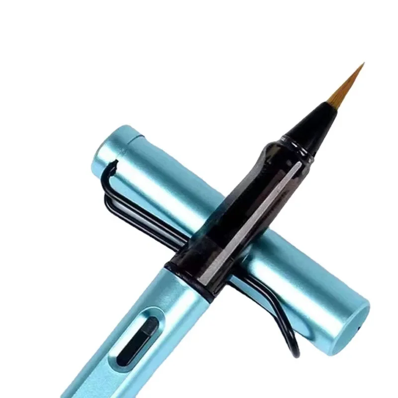 Soft Brush Pen for Small Regular Script, Refillable Ink Cartridge Calligraphy Pen Portable for Beginners Art Practice