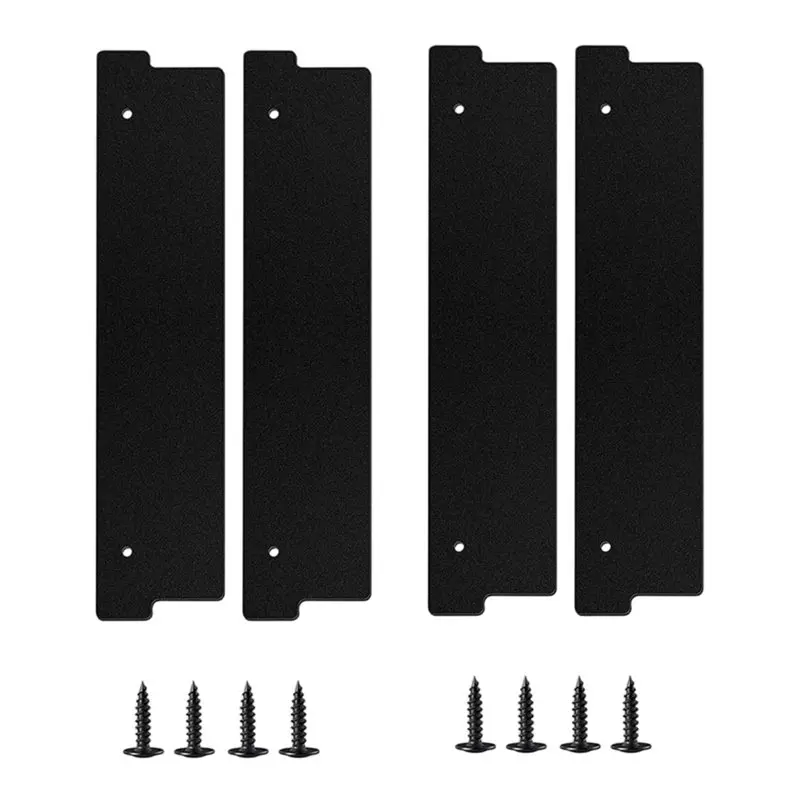 DTA4-For Public Bathroom Stall Filler, Black Restroom Partition, Bathroom Stall Privacy Strip, Stall Cover