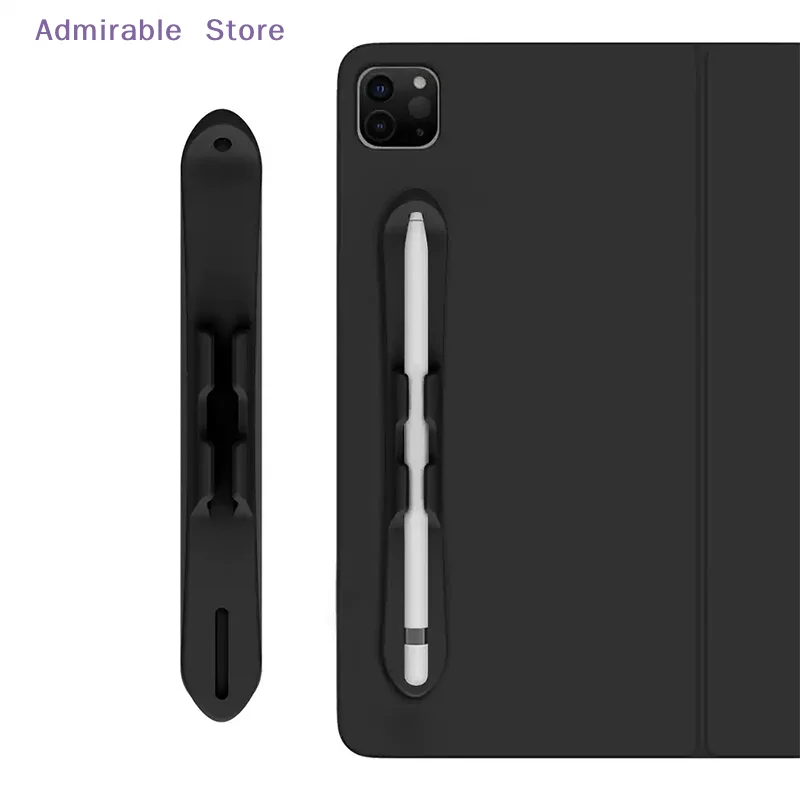 [W]Silicone Pencil Holder Tablet Stylus Pen Slot For  Pencil 1 Or 2 Generation And  Galaxy Tab S6 Lite S7 S8 S9Ultra