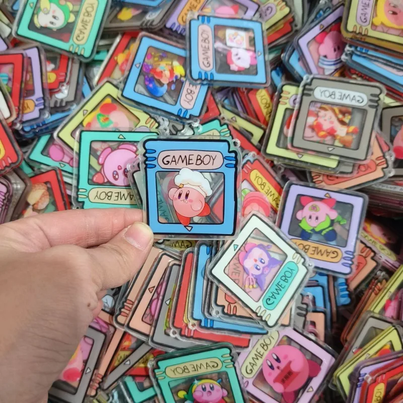 

Pokemon peripheral 5 cm popular acrylic DIY piece cartoon double-sided sandwich Pikachu pendant key chain piece Kabila Bubu