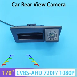 AHD1080P CVBS Car Rear View Reverse Camera Trunk handle bracket For Audi A3 A4L VW Sagitar LAVIDA plus Touran Tiguan L Skoda