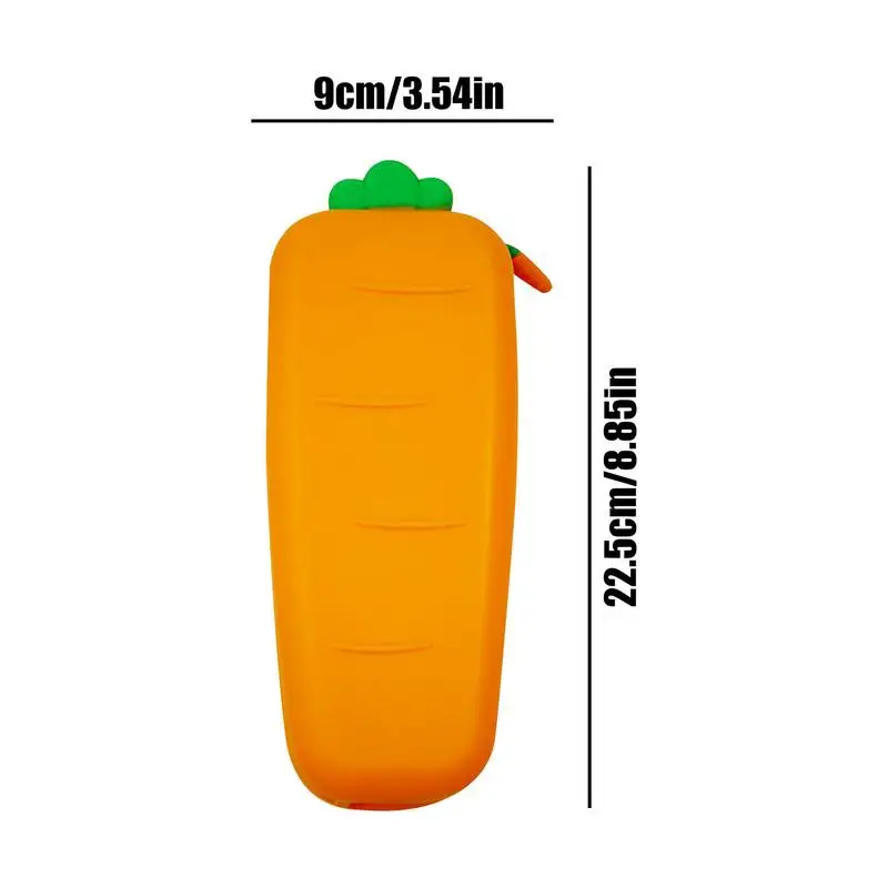 حافظة أقلام رصاص سيليكون محمولة ، علبة أقلام ، حقيبة مكياج ، حقيبة أقلام ، منظم متعدد الوظائف للبالغين ، الفتيات ، الأولاد ، اللوازم المدرسية