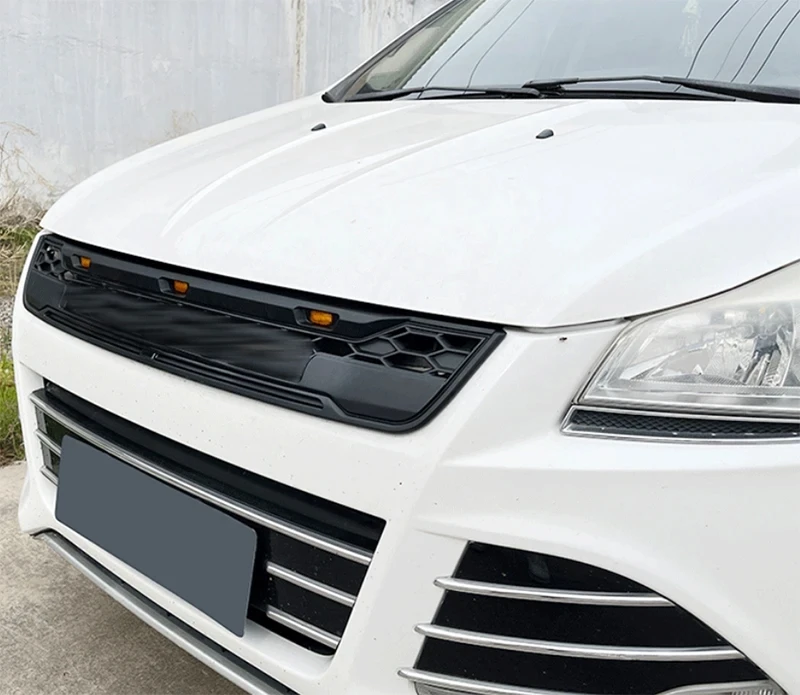 Bumper Grille Suitable for Ford Escape 2013-2015 Car Grille Modified Front Face Bumper Grille Automotive Exterior Parts