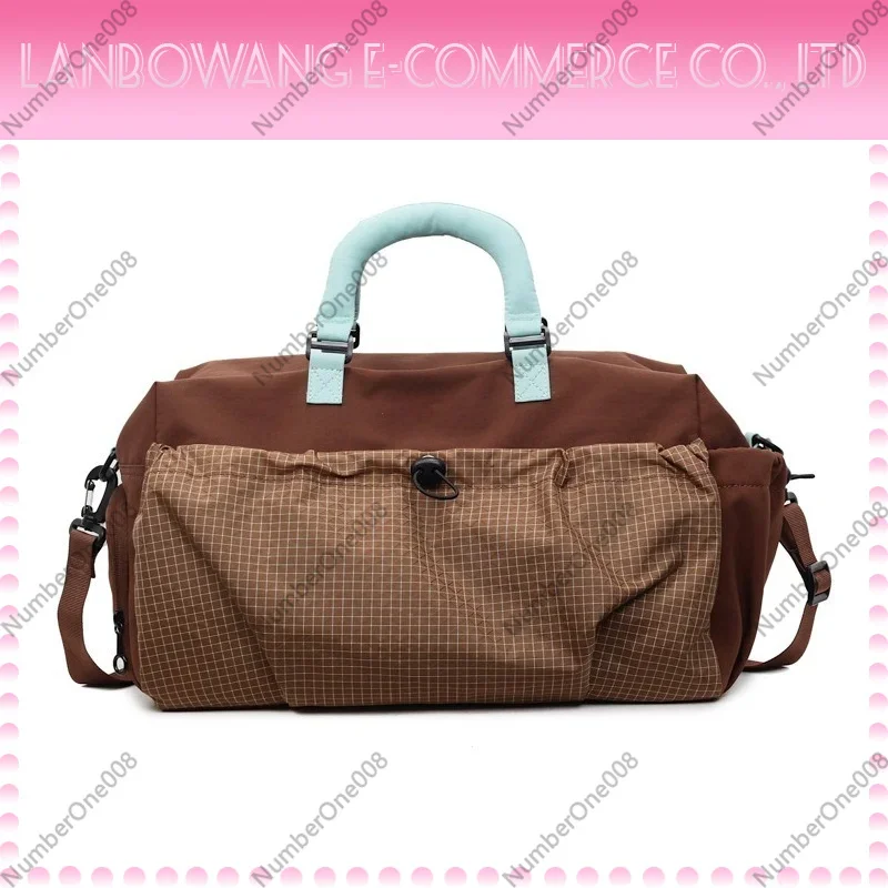 Large Capacity Satchel Travel Bag, Women's Short Trip Business Overnight Bag, Lightweight Crossbody Luggage Storage Tote