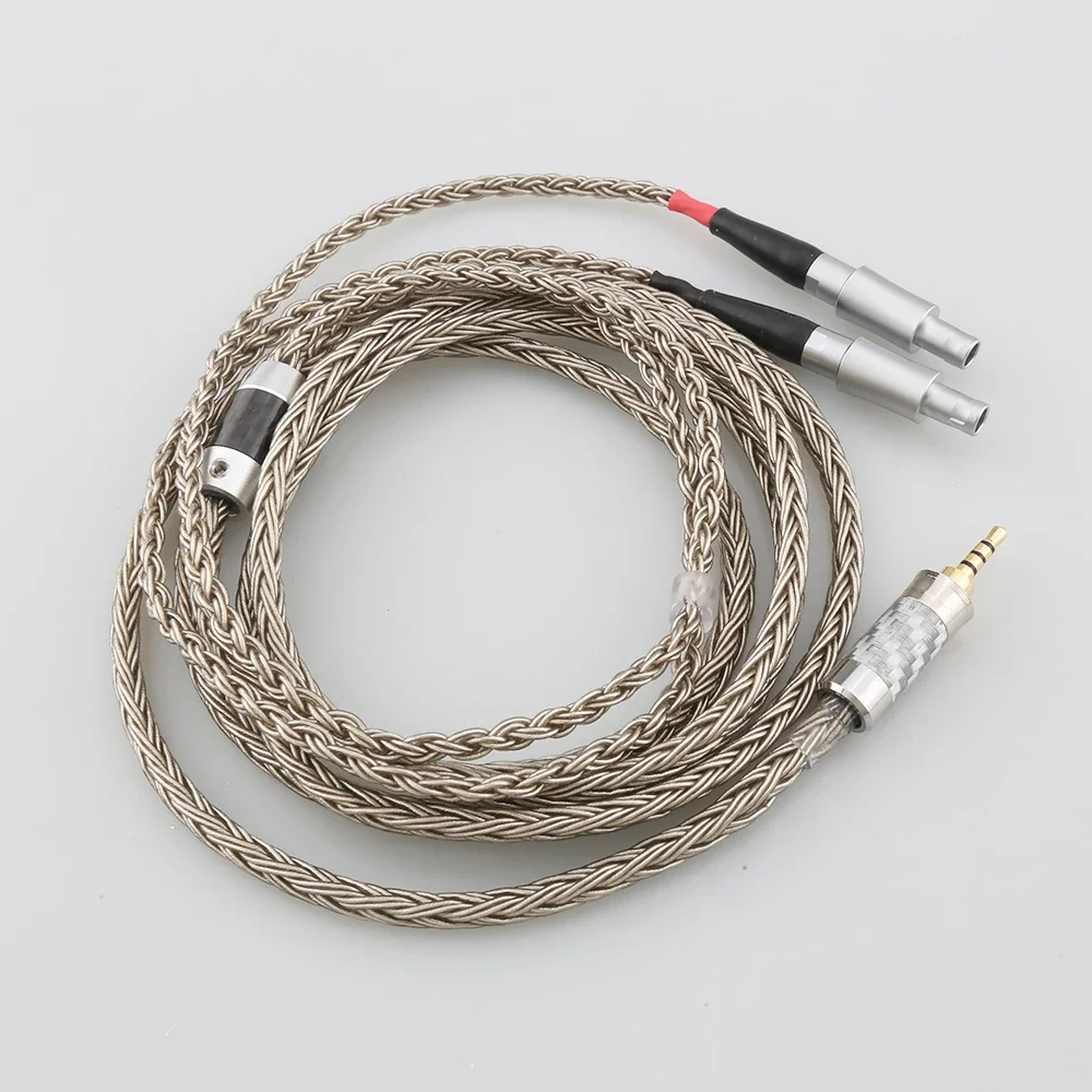 Cabo HiFi 2,5 mm Trrs Macho Balanceado Compatível com Fones de Ouvido Sennheiser HD800, HD800S, HD820 Compatível com Astell & Kern AK240