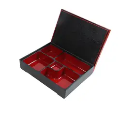 Japanese Bento Box with Lid Japanese Sushi Tray for Home Picnic Restaurant