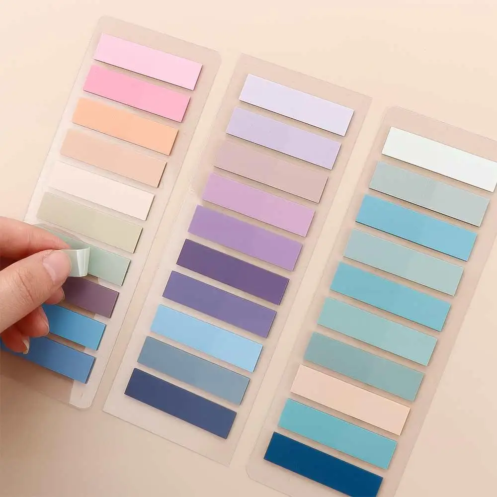 Transparent Page Markers Paper Stickers Index Sticky Notes Planner Stickers Memo Pad Student Stationery Office Supplies