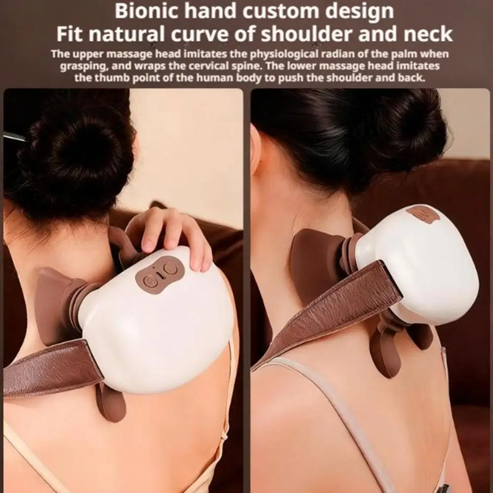 Mini Trapezium multifonctionnel Portable maison épaule cou pétrissage Massage chauffage châle vertèbres cervicales petit Massage