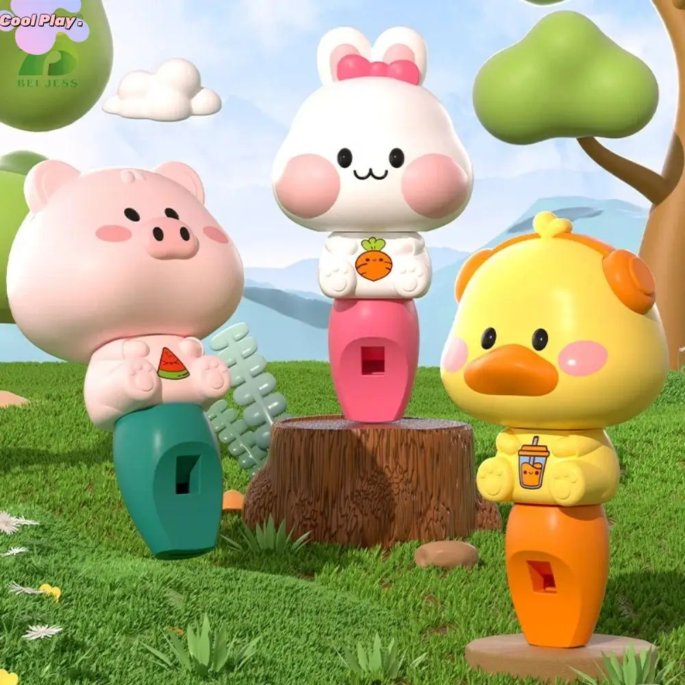 

Игрушка-свисток для раннего образования, обучающий свисток против царапин, музыкальные инструменты, кролик, мультяшный детский свисток, игрушка