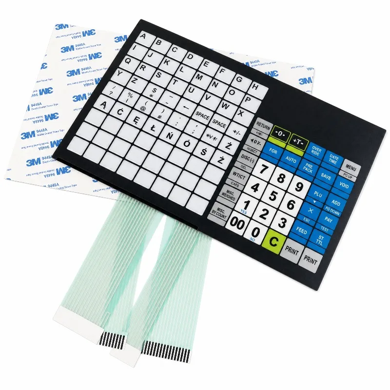 Brand New CL5000 Keyboard For CAS CL5000J CL5500 Scales with Pole Keypad including Overlay English Spanish Version