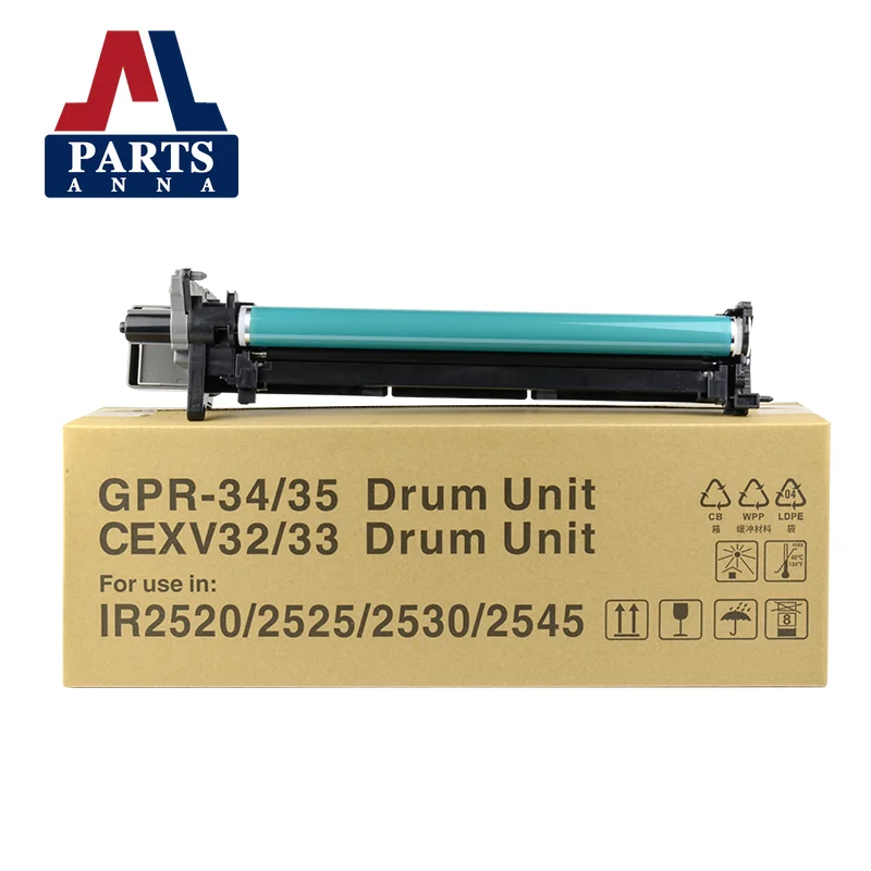 bateria unidade compativel para canon ir2520 2525 2530 2545 copiadora pecas de reposicao npg50 51 gpr34 35 exv32 33 1pc 01