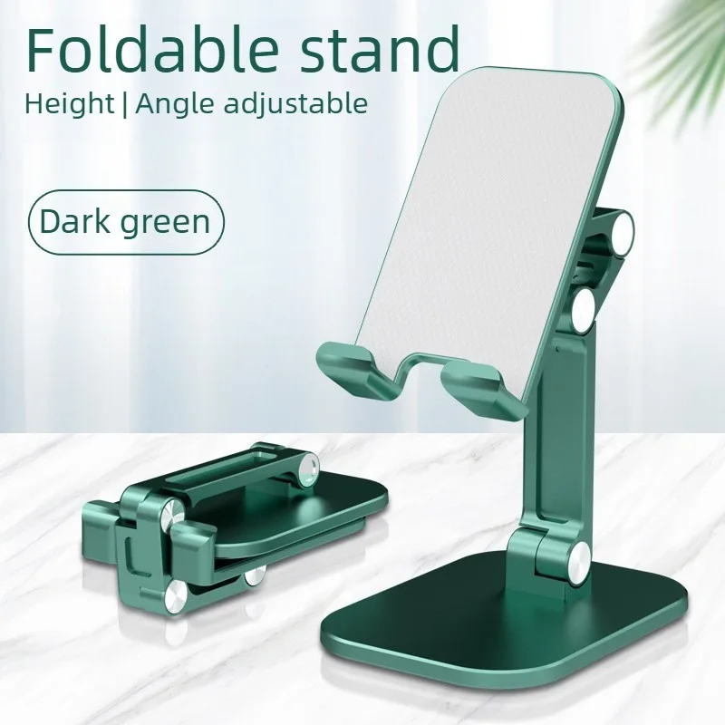 

For iPhone iPad Tablet Flexible Table Desktop Adjustable Cell Smartphone Stand Three Sections Foldable Desk Mobile Phone Holder